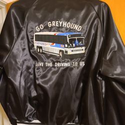 real Vintage Greyhound Jacket Medium Size 