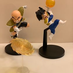 Krillin and Son Gohan Dragon Ball Z figures 