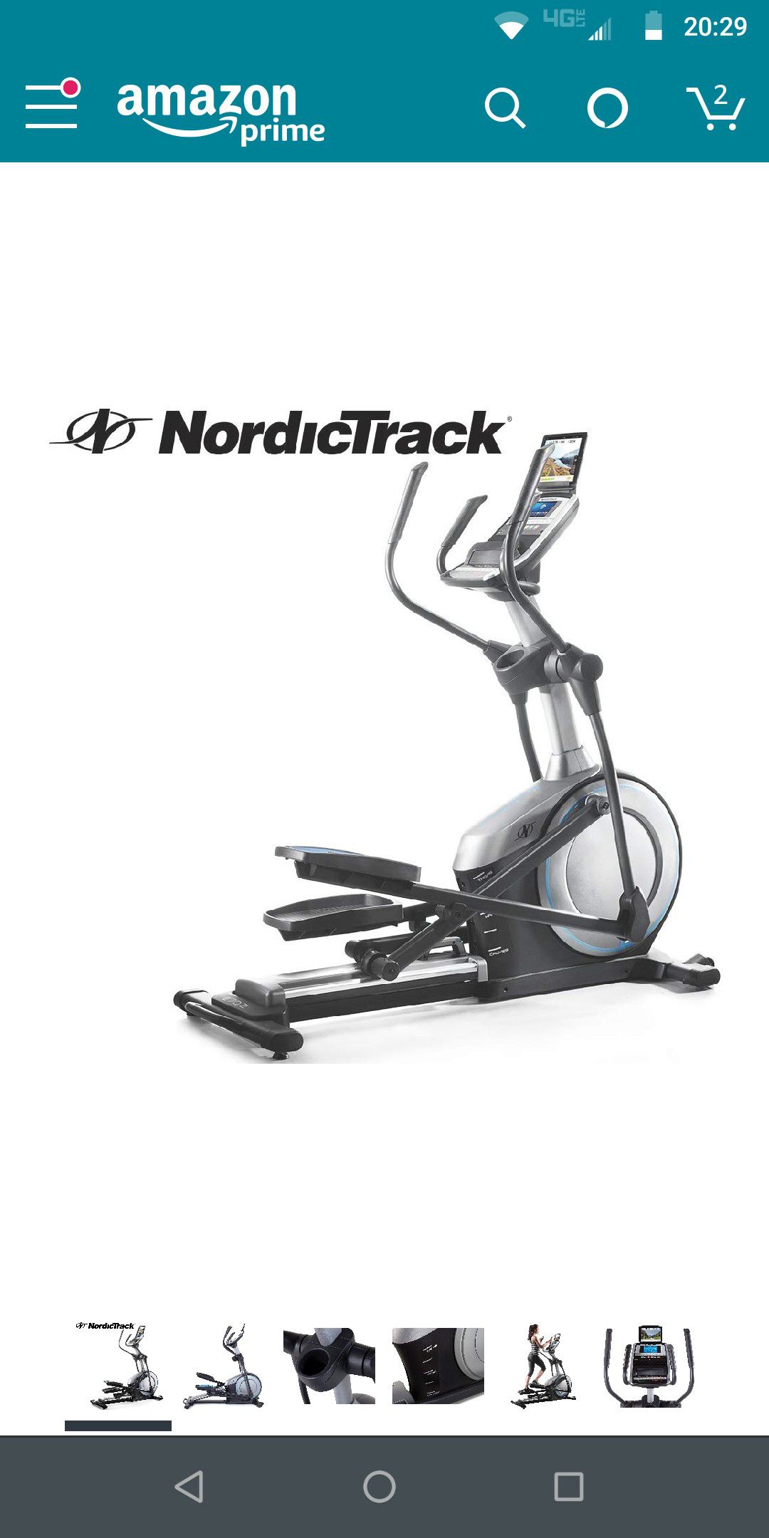 NordicTrack E 7.0 Z Elliptical Trainer
