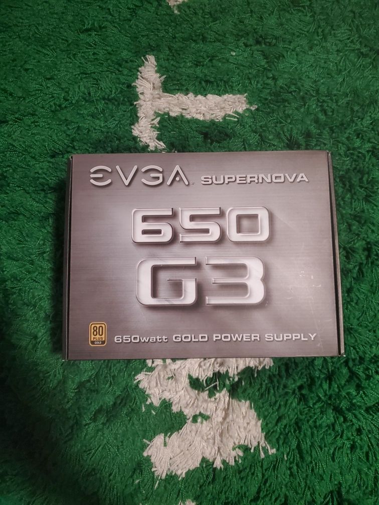 EVGA 650 W 80+ Gold Power Supply