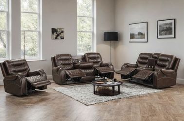 Ashley Reclining 3pc Brown 📍🤓🔥🥰😍✅