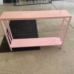 Pink Entry Table 