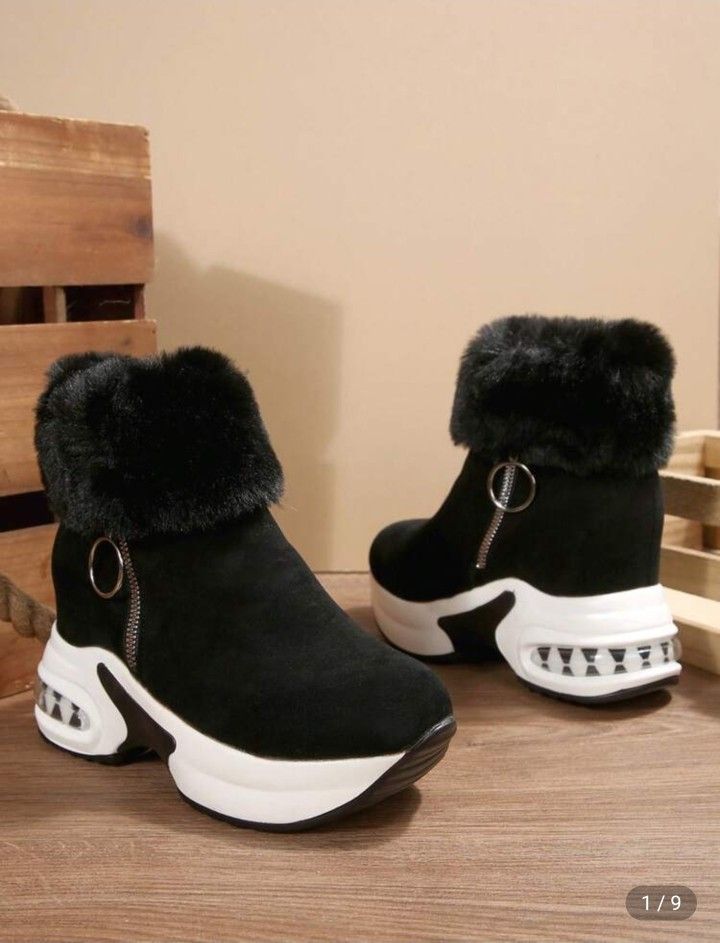 Women's Ankle Boots with Wedge Heel