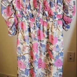 Midi Dress With Pockets Size XS ( Worn Only Once) - Pickup From Northridge Area 
