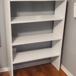 Two Matching Solid Wood Book Shelves