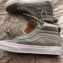 Brand New Woman’s Grey High Top Vans