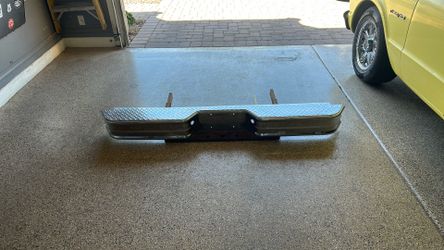 Chrome rear bumper