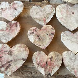 Small Wooden Hearts