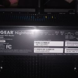 Netgear Nighthawk Ac1900 Smart Wi-Fi Router Model R7000