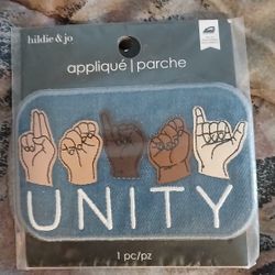 UNITY Iron On Applique/Patch