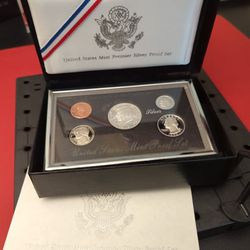 1992 US Mint Premier Silver Proof Set 