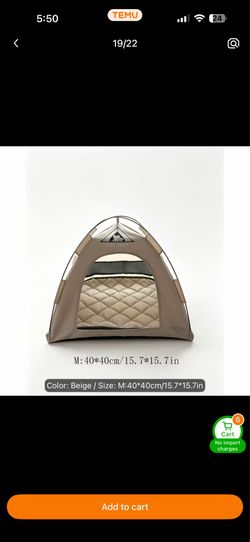 Cat/dog tent