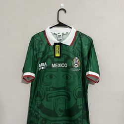 Mexico 1998 Home  Jersey Small (slim Fit)