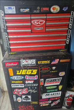 Rolling toolbox. Tools not included