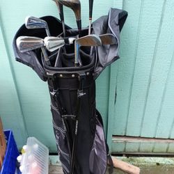 Golf Clubs And Bag