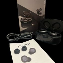 Wireless Headphone Bluetooth Earbuds with Wireless Charging Case 