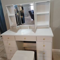 Vanity With Stool 