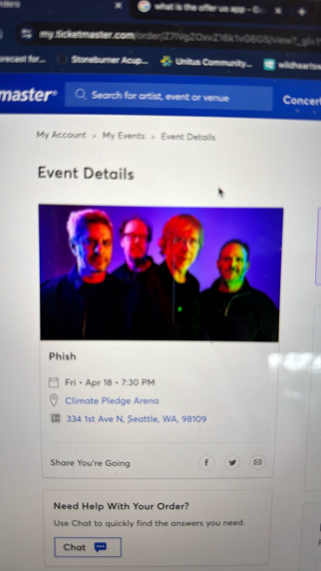 PHISH Tickets For Tonight & Tomorrow Night!!