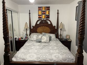 Solid Bed From Jerome’s A Few Scratches Make Me An Offer
