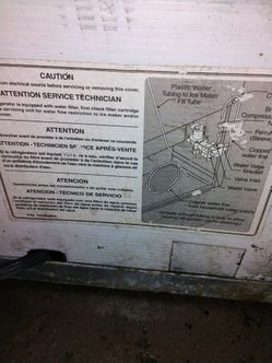 Stainless steel Kenmore refrigerator