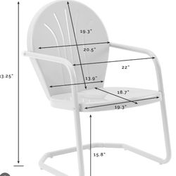 2 1950s Griffith Style Chairs With Thunderbird Design