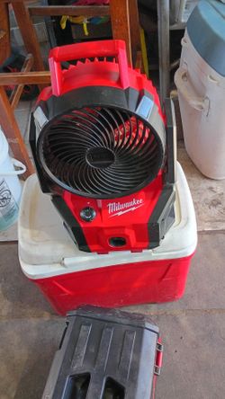 Milwaukee M18 pack out fan
