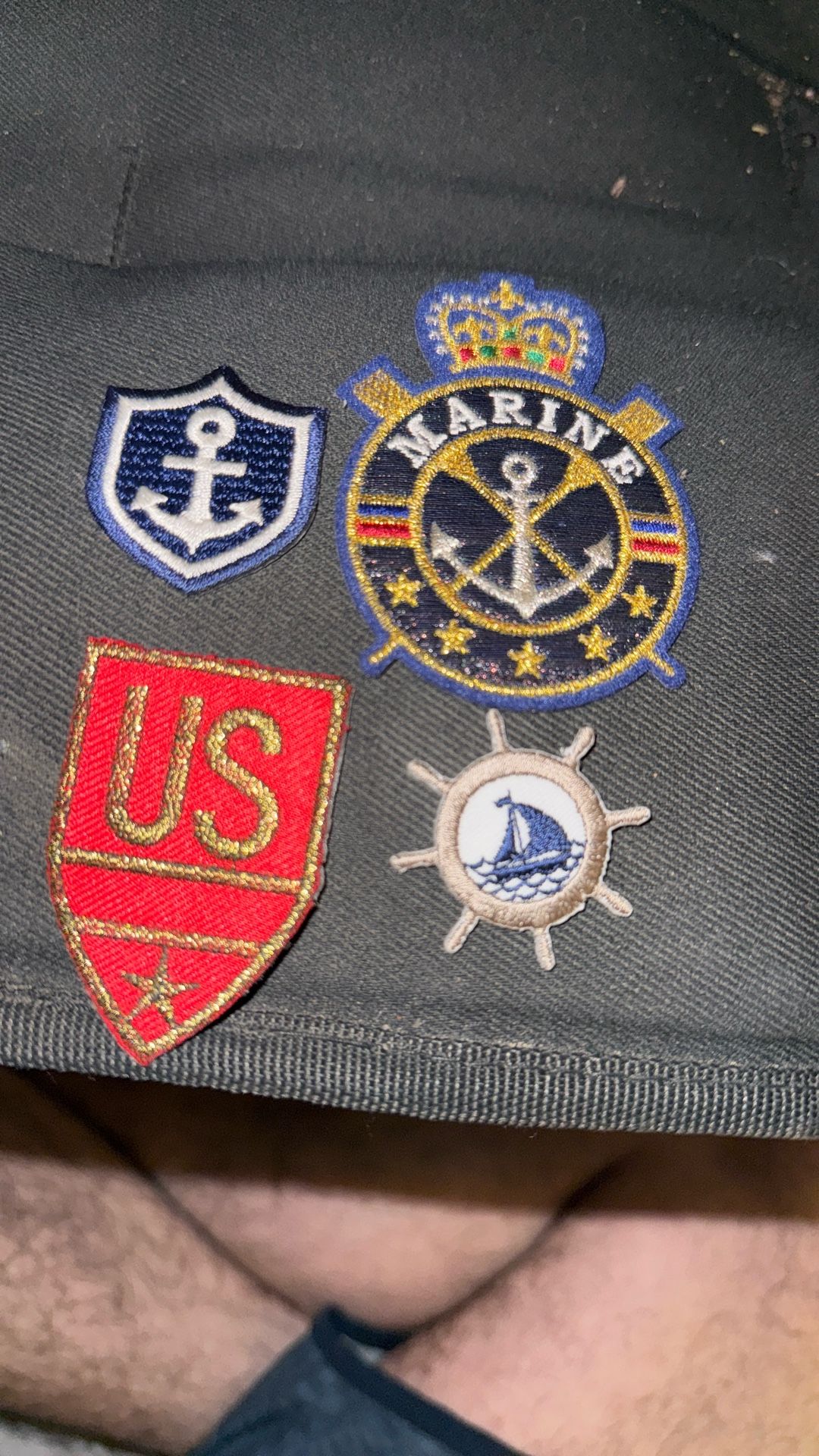 Marine Boat USA Cloth Patch