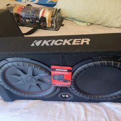 12" Kicker Down Firing Subwoofer. New In Box 
