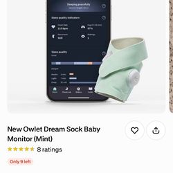 Owlet Dream Sock Baby Monitor (Mint)
