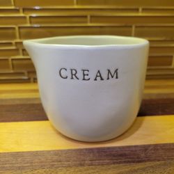 Hearth & Hand With Magnolia Stoneware Cream Cup. 