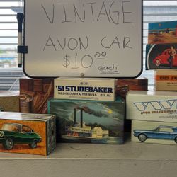 Vintage Avon Cars 
