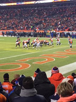 Denver Broncos 9th Row From The Field Tickets  Thumbnail
