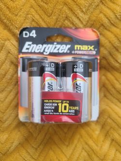 Energizer D4 PowerSeal Batteries - 10 Years