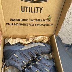 KEEN Men's Lansing Mid Waterproof (Steel Toe) SIZE 10D men’s