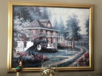 House picture with frame