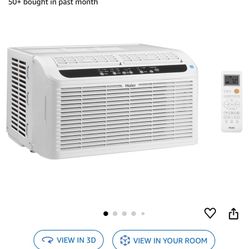 Haier 6,200 BTU Ultra Quiet Window Air Conditioner & REMOTE,  $362 New, but this is used. Comes With Extras