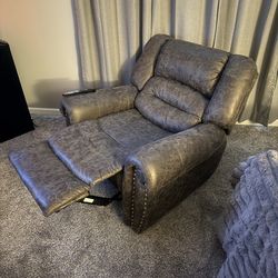 Leather Recliner Chair
