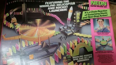 Vintage Toy - Domino Alley Neon Set