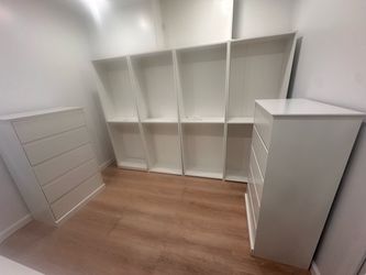 Viral Closet Bookshelves / Wardrobe Shelving Units – Like New