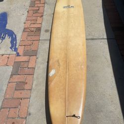Willis Bros Longboard Surfboard. 