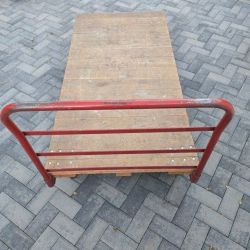 Red Wooden Heavy Duty Platform Cart/Dolly