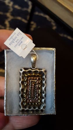 New Lia Sophia metal necklace slider