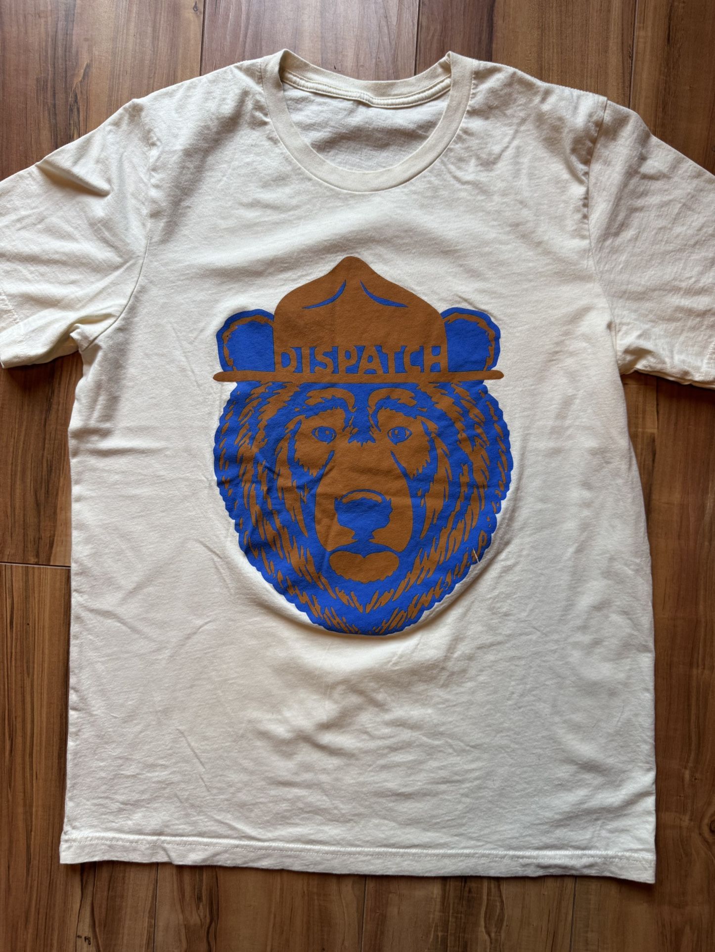 Smokey Park Ranger Bear Dispatch T Shirt MED LRG