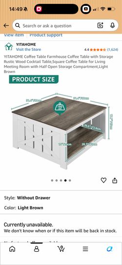 Coffee table