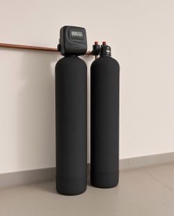 Custom Brand New Salt Free Conditioner Dual Tank with Kitchen Alkaline RO Filter