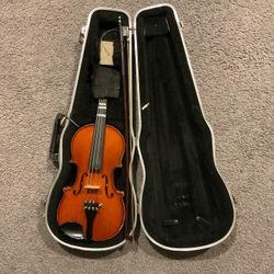 William Lewis and Sons - Karl Bauer - Vintage Viola Violin & Bow- Made In Germany - #’d 2000, Music Instrument