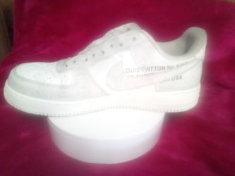 Louis Vuitton Nike Air Force 1  Sz 10