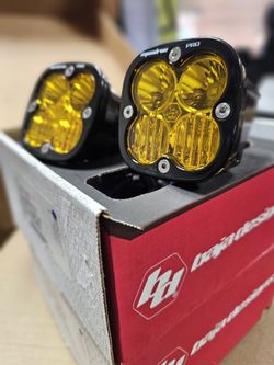 New Baja Designs Squadron Pro Amber Yellow Light Kit