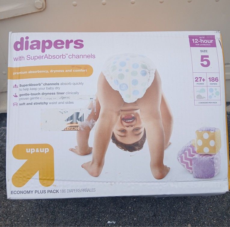 Diapers Size 5. New Box
