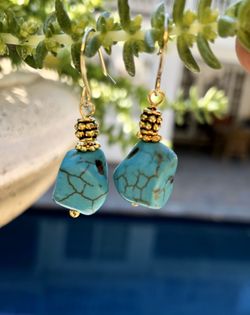 Turquoise earrings!